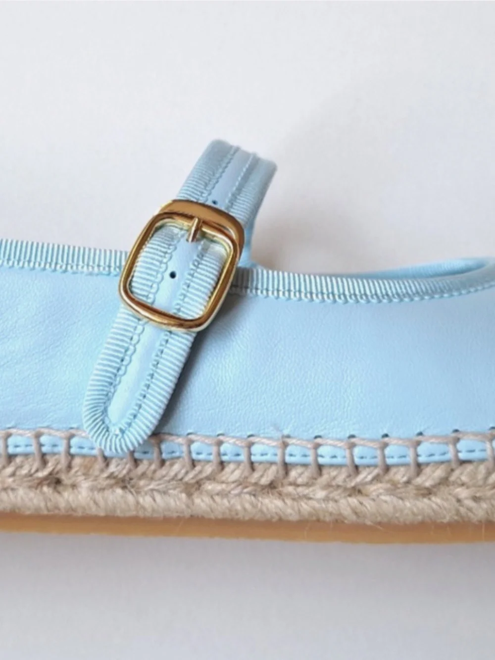 NOT FOR SALE: CHANEL 26S Lambskin Mary Jane Light Blue Espadrilles 2026 - Picture 5 of 11